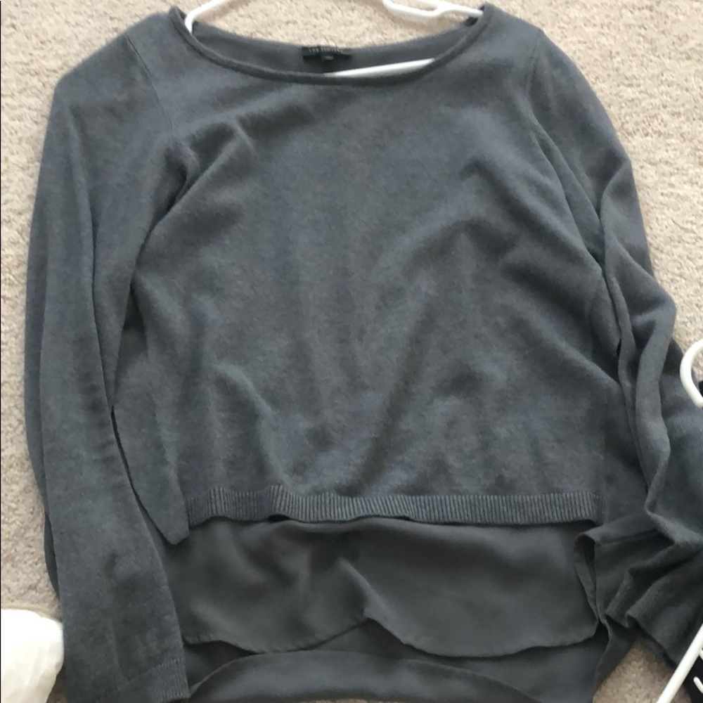 The Limited Grey Gray Sweater
